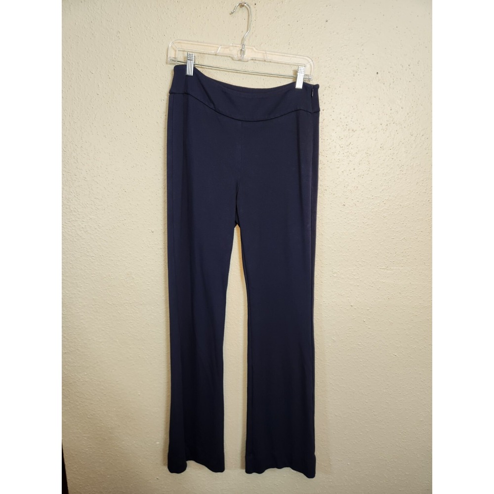 CAbi Navy Wide-Leg Pull-On Pants